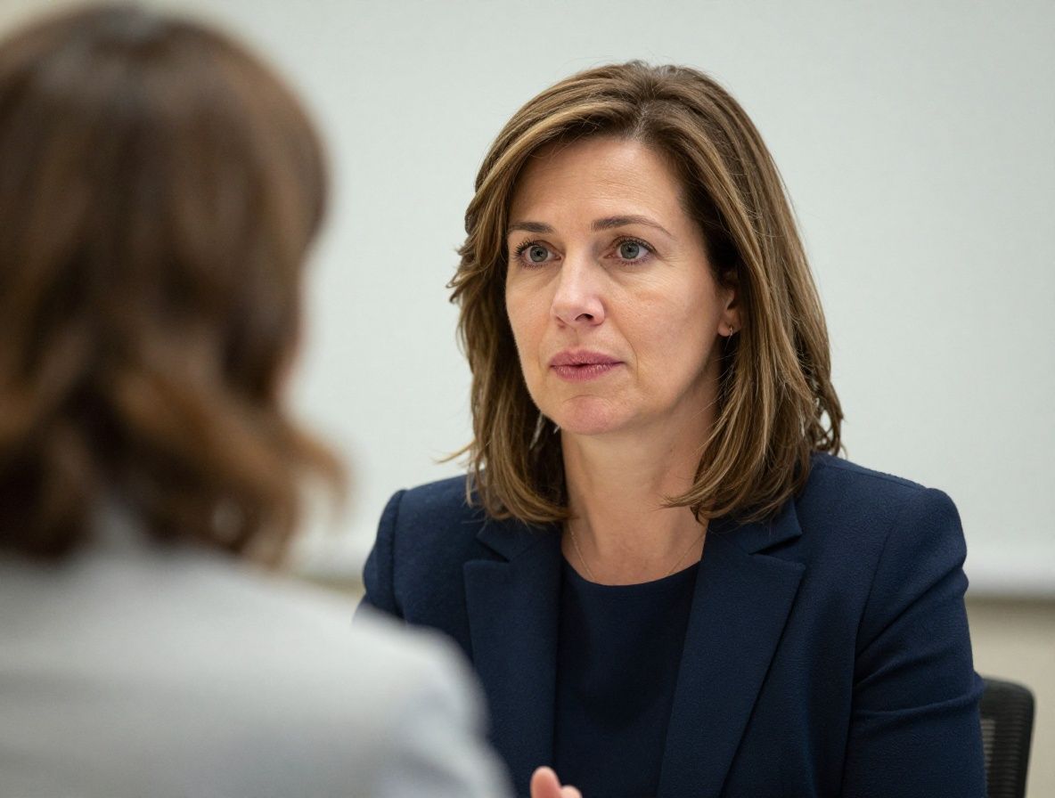 Портрет женщины с короткими волосами в деловом стиле, старшего аналитика морского туризма